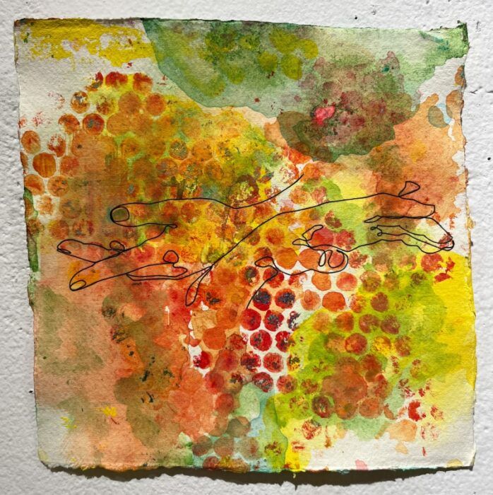 Artwork "Following the breath"