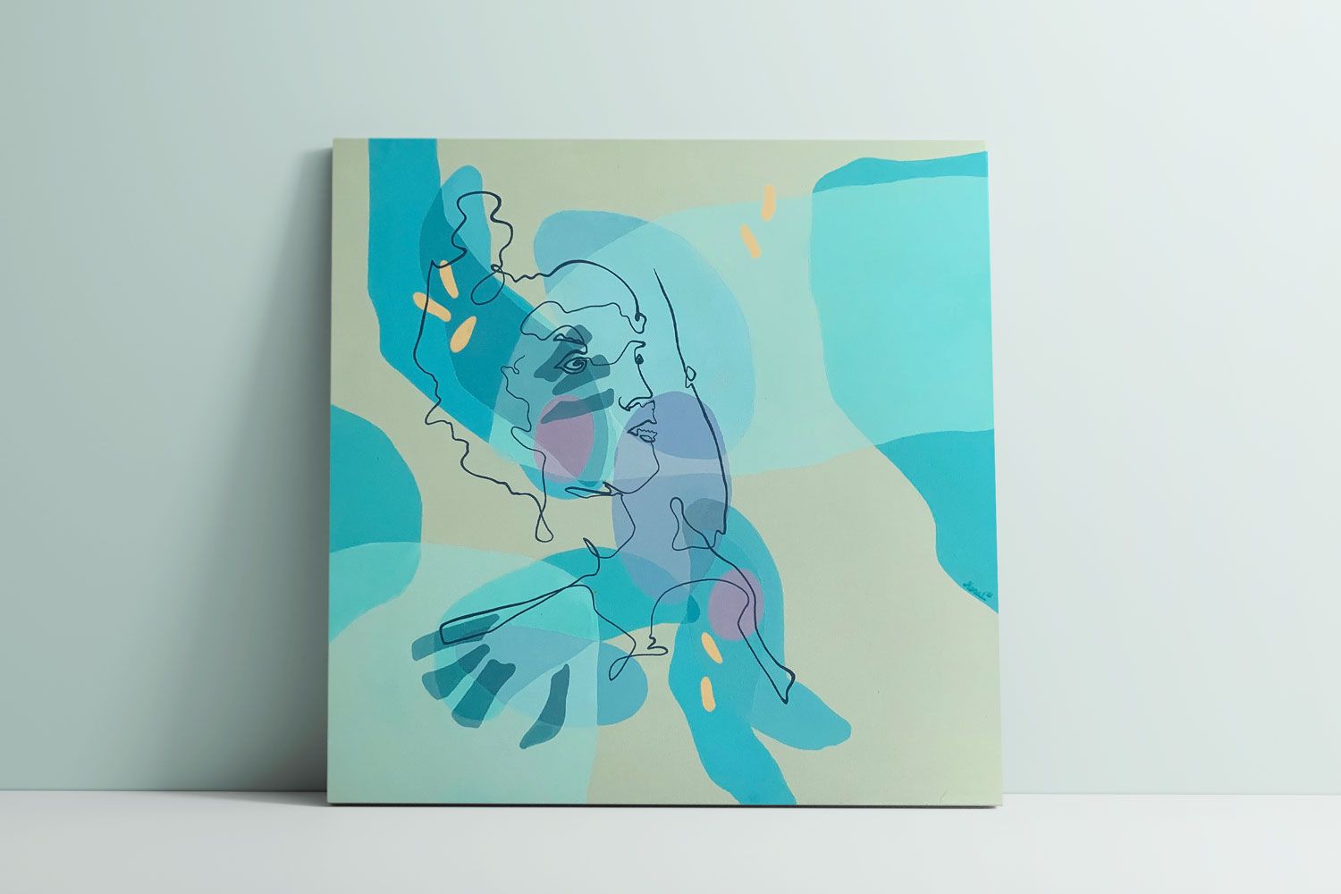Interior view artwork