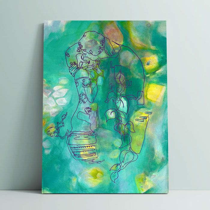 Interior view artwork