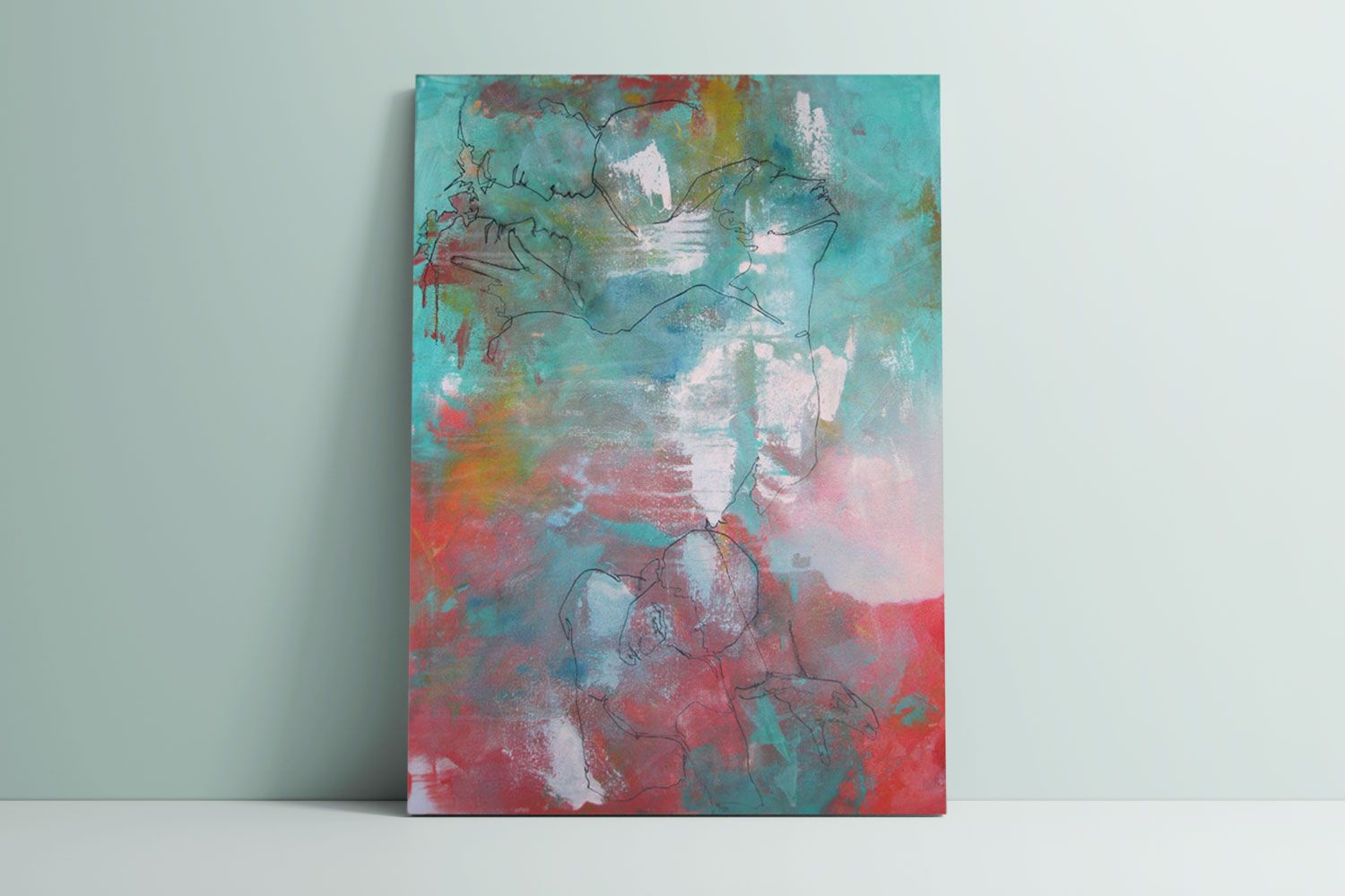 Interior view artwork