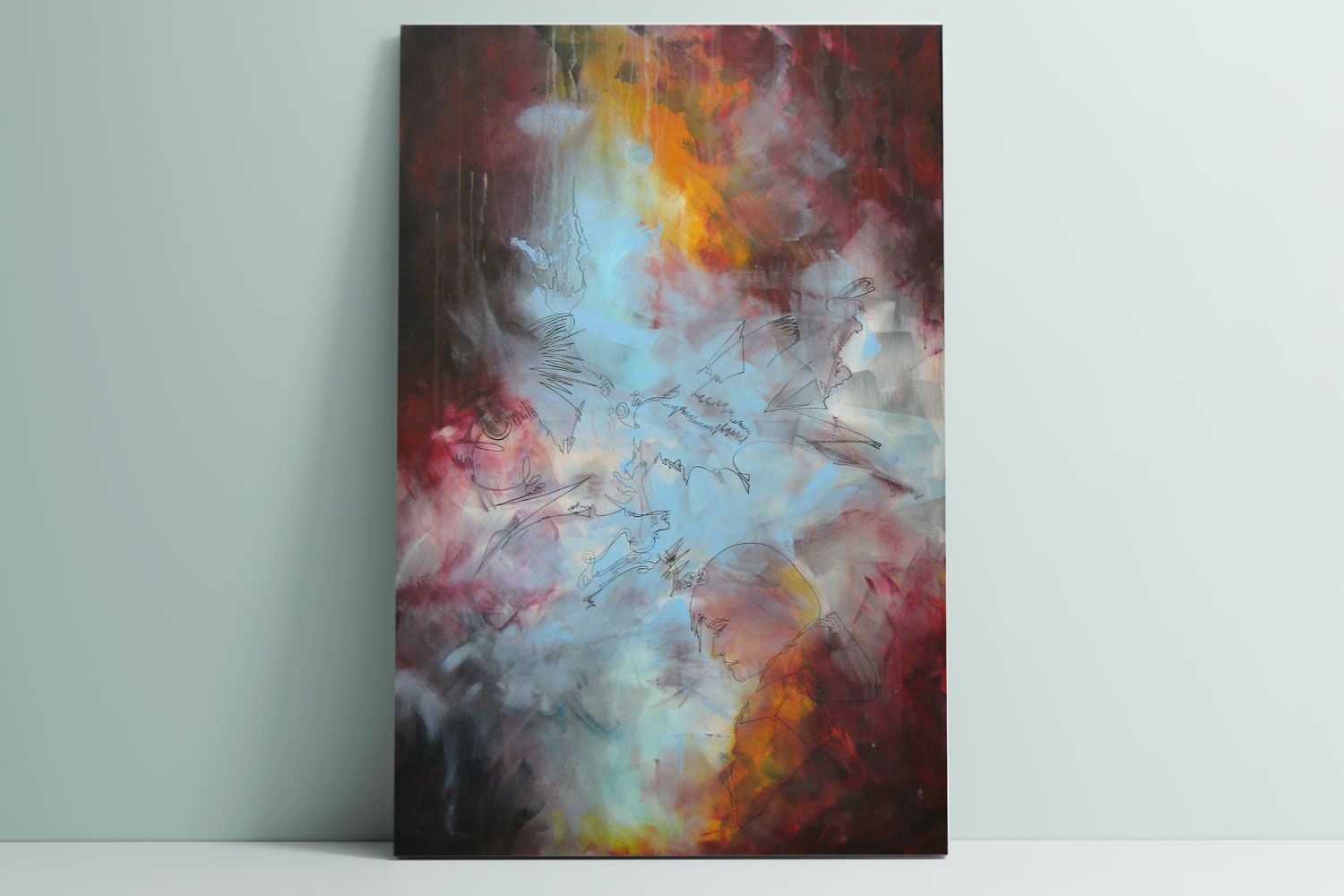 Interior view artwork
