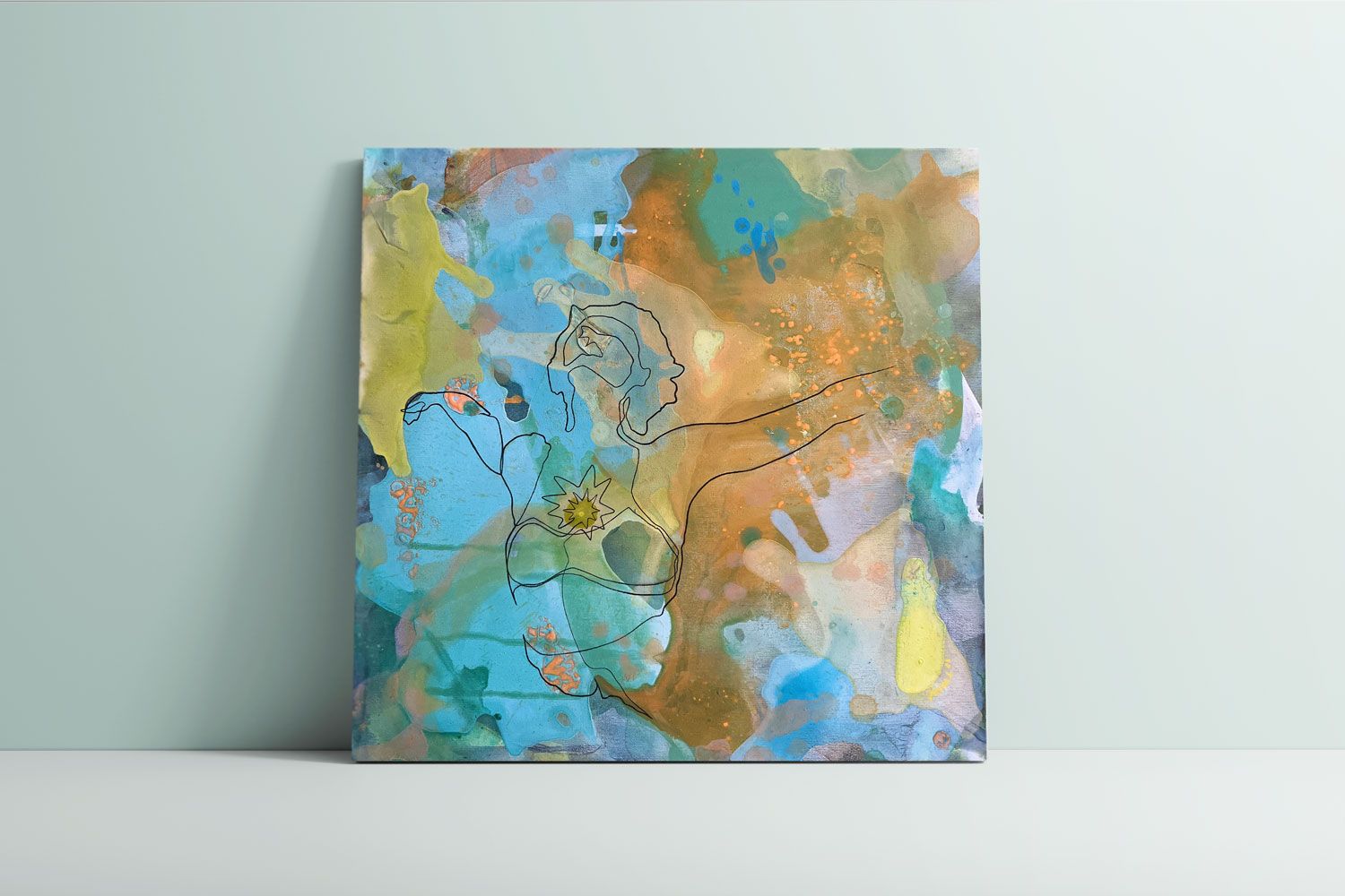 Interior view artwork