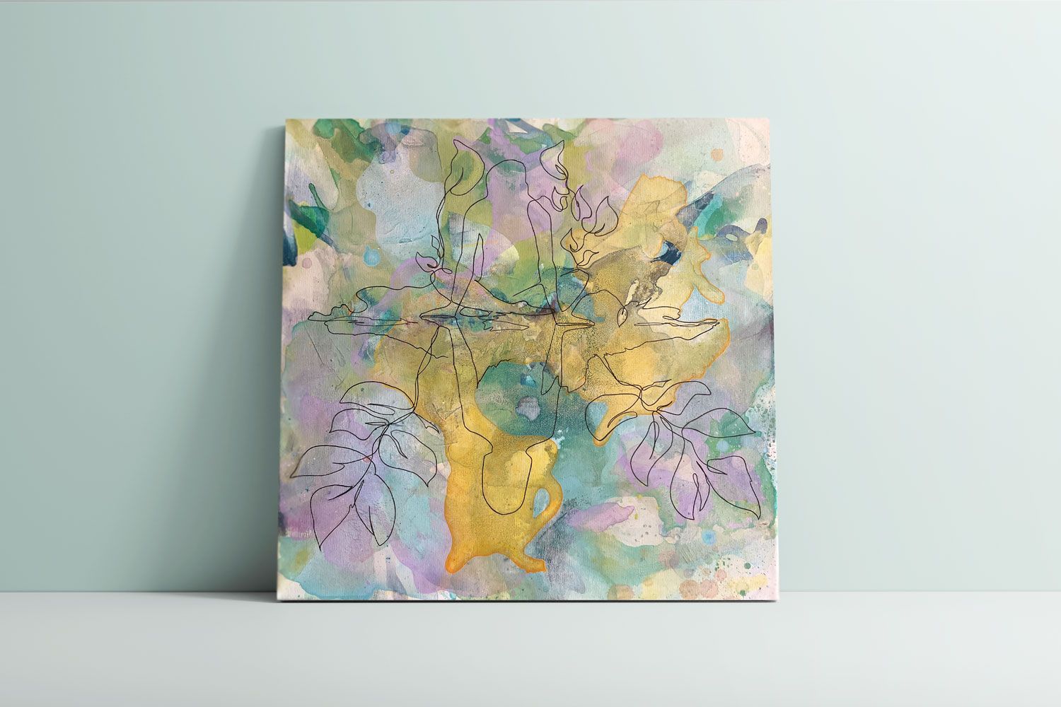 Interior view artwork