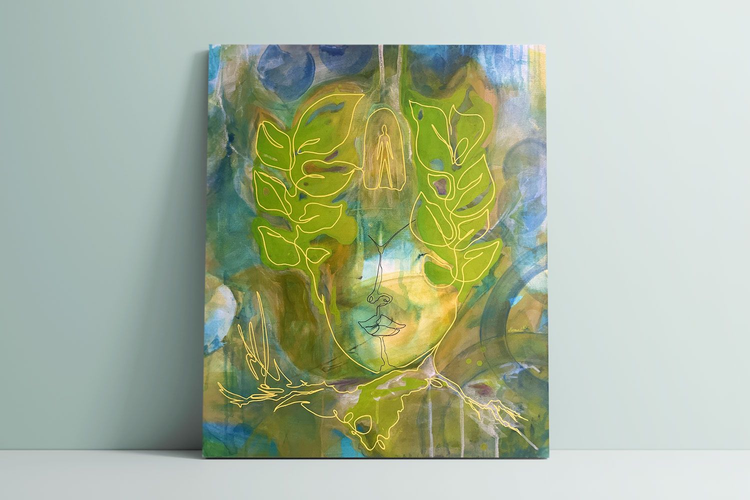 Interior view artwork