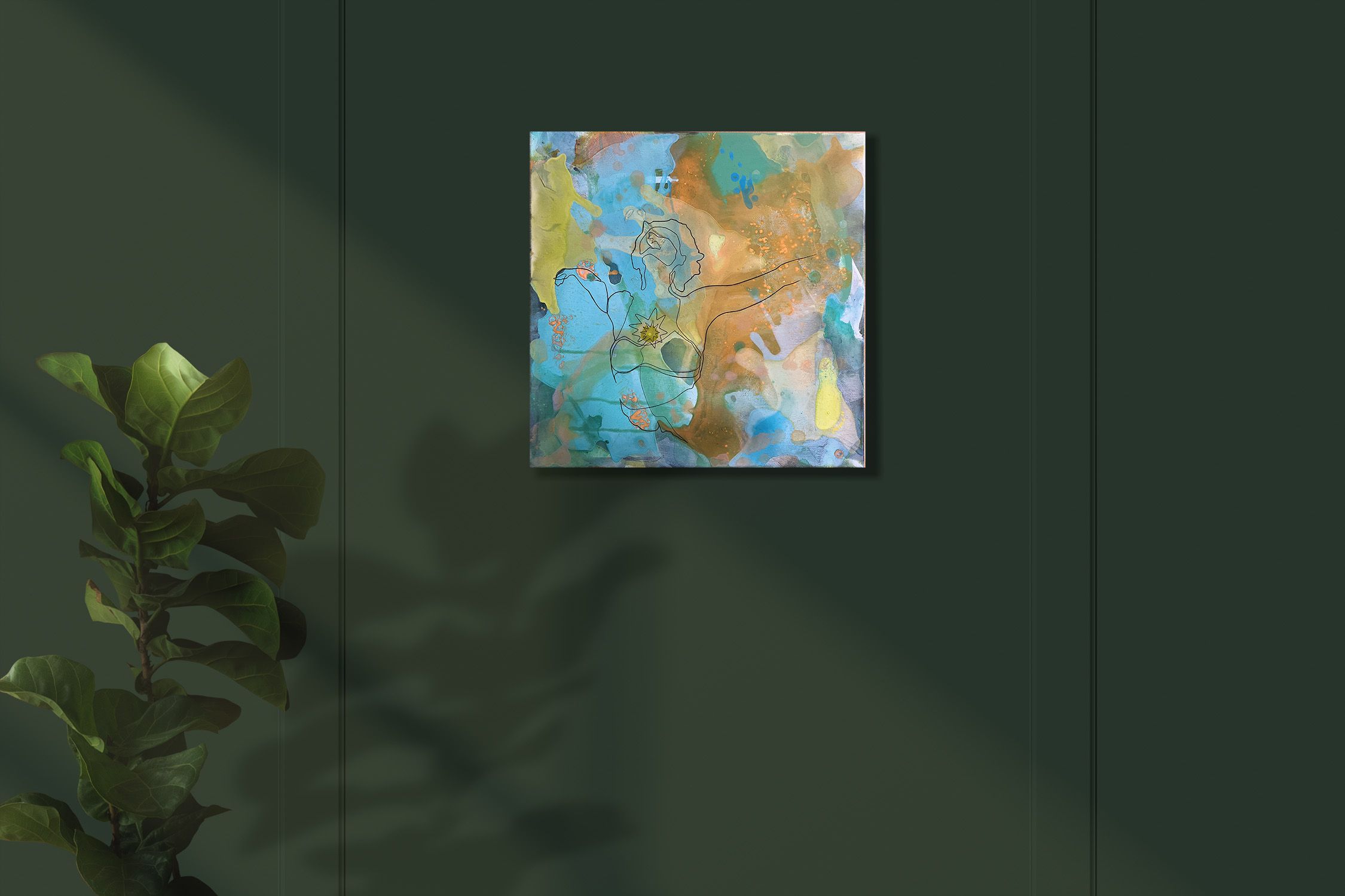 Interior view artwork