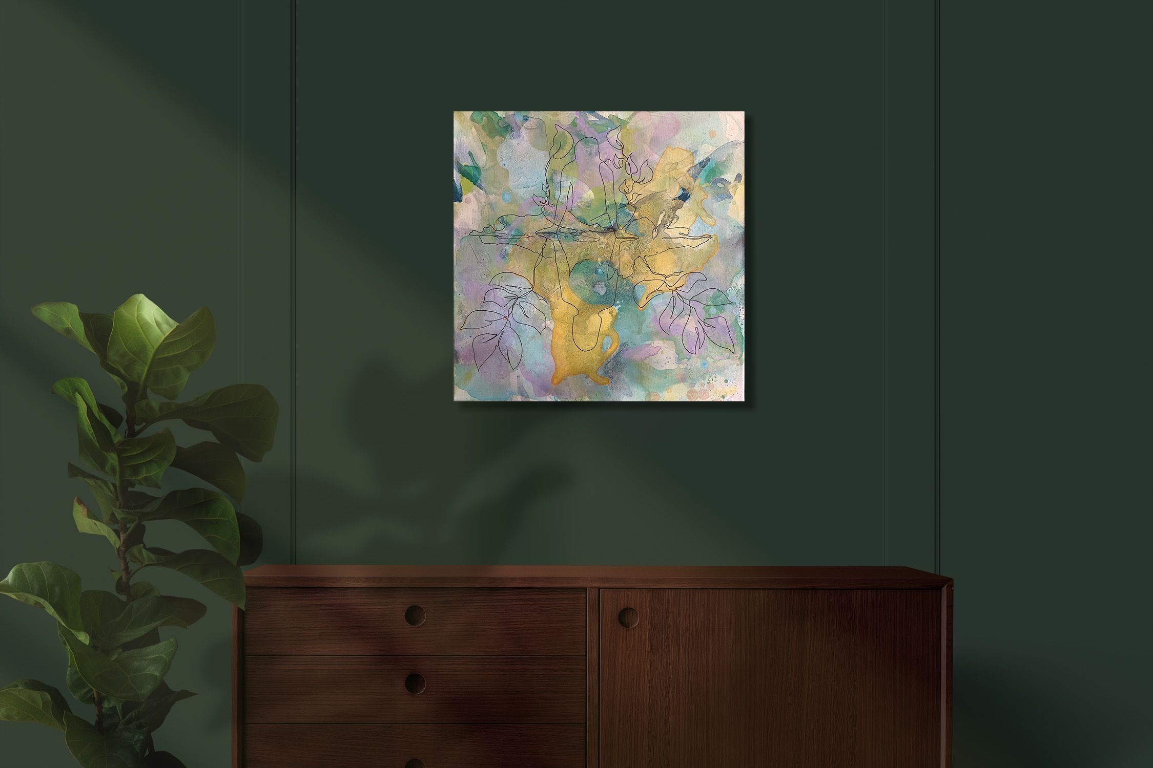 Interior view artwork