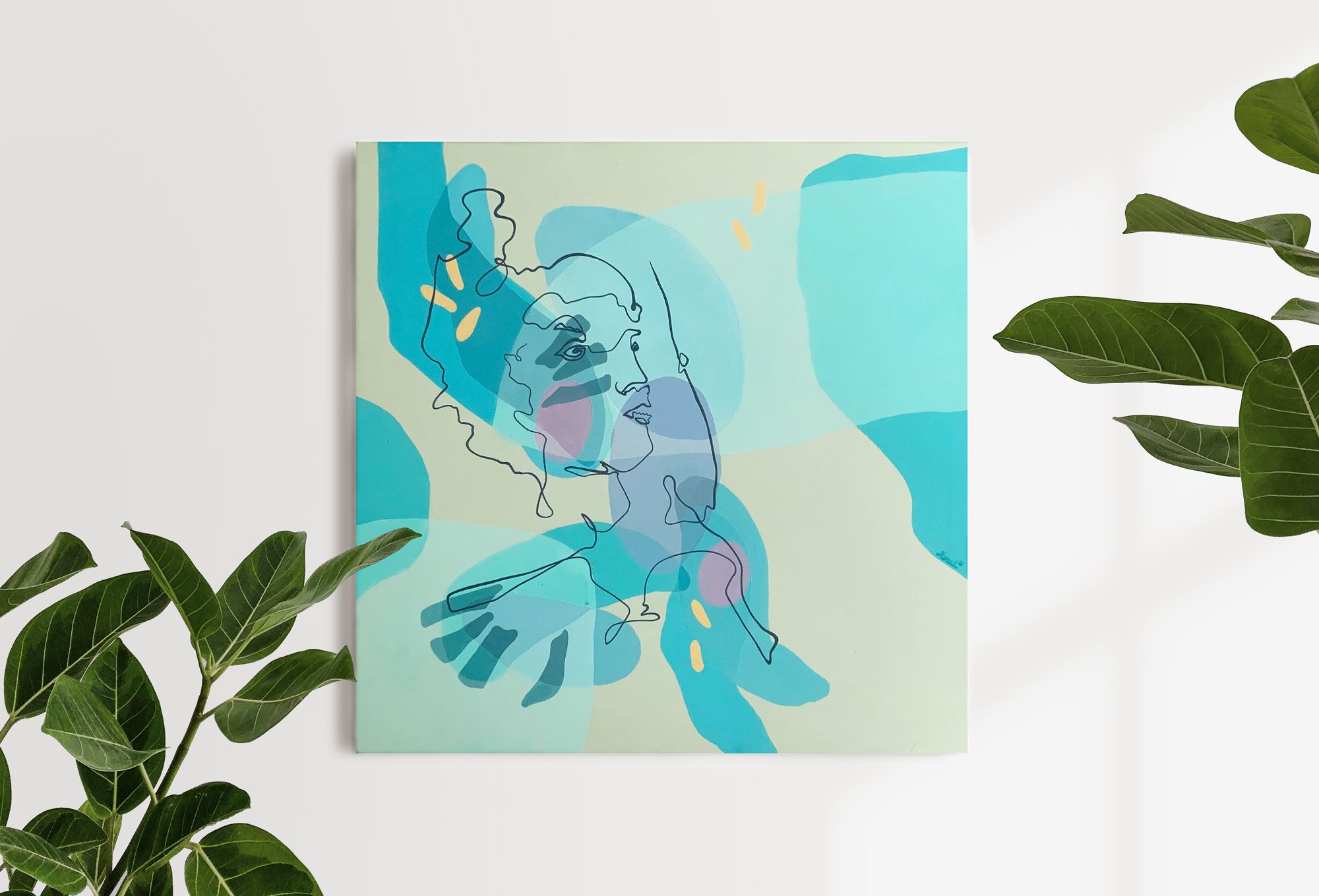Interior view artwork