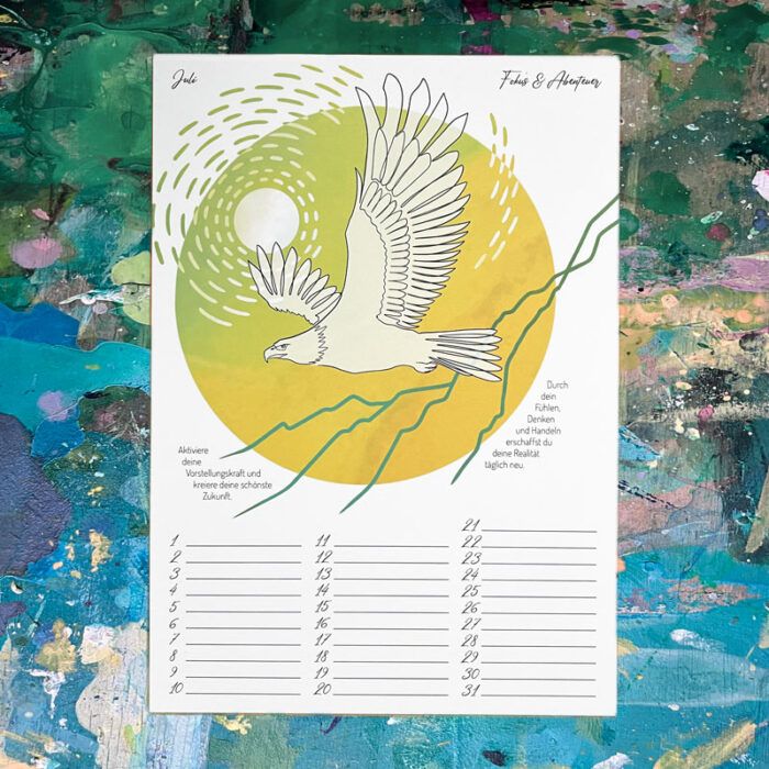 "Krafttiere" Wandkalender