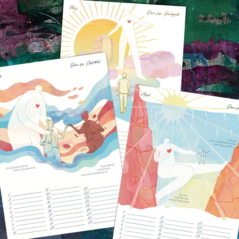 "Ganz in deiner Kraft" Wandkalender