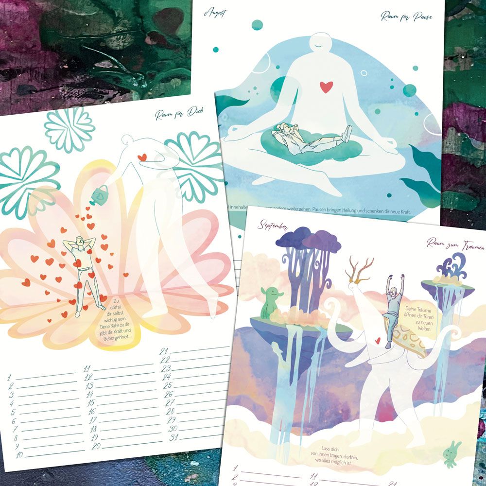 "Ganz in deiner Kraft" Wandkalender