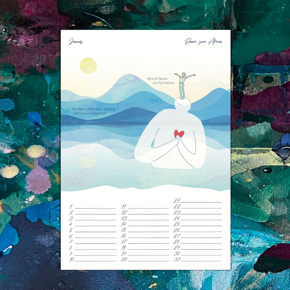 "Ganz in deiner Kraft" Wandkalender