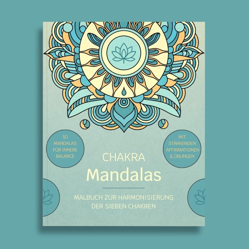 Chakra Mandalas Malbuch für Erwachseme mit 50 kraftvollen Motiven zum Asumalen