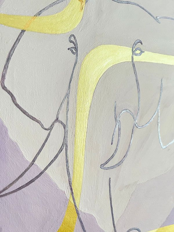 Frequenz Kunst 396 Hz Krafttier Elefant von siMONA Ledl