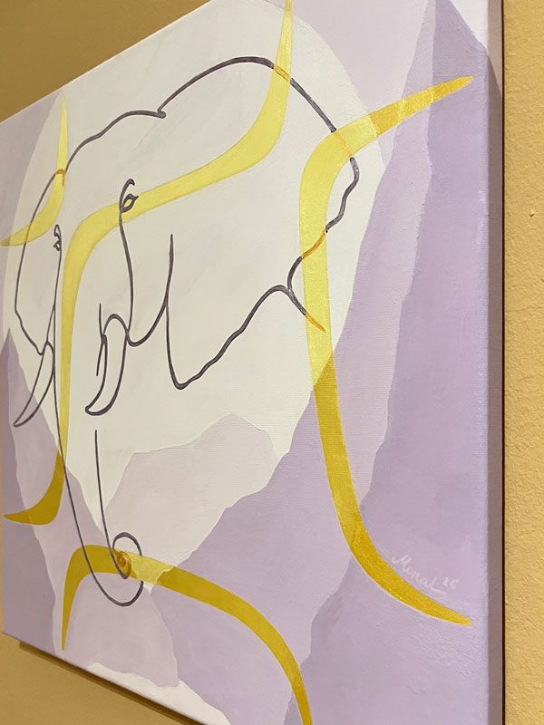 Frequenz Kunst 396 Hz Krafttier Elefant von siMONA Ledl