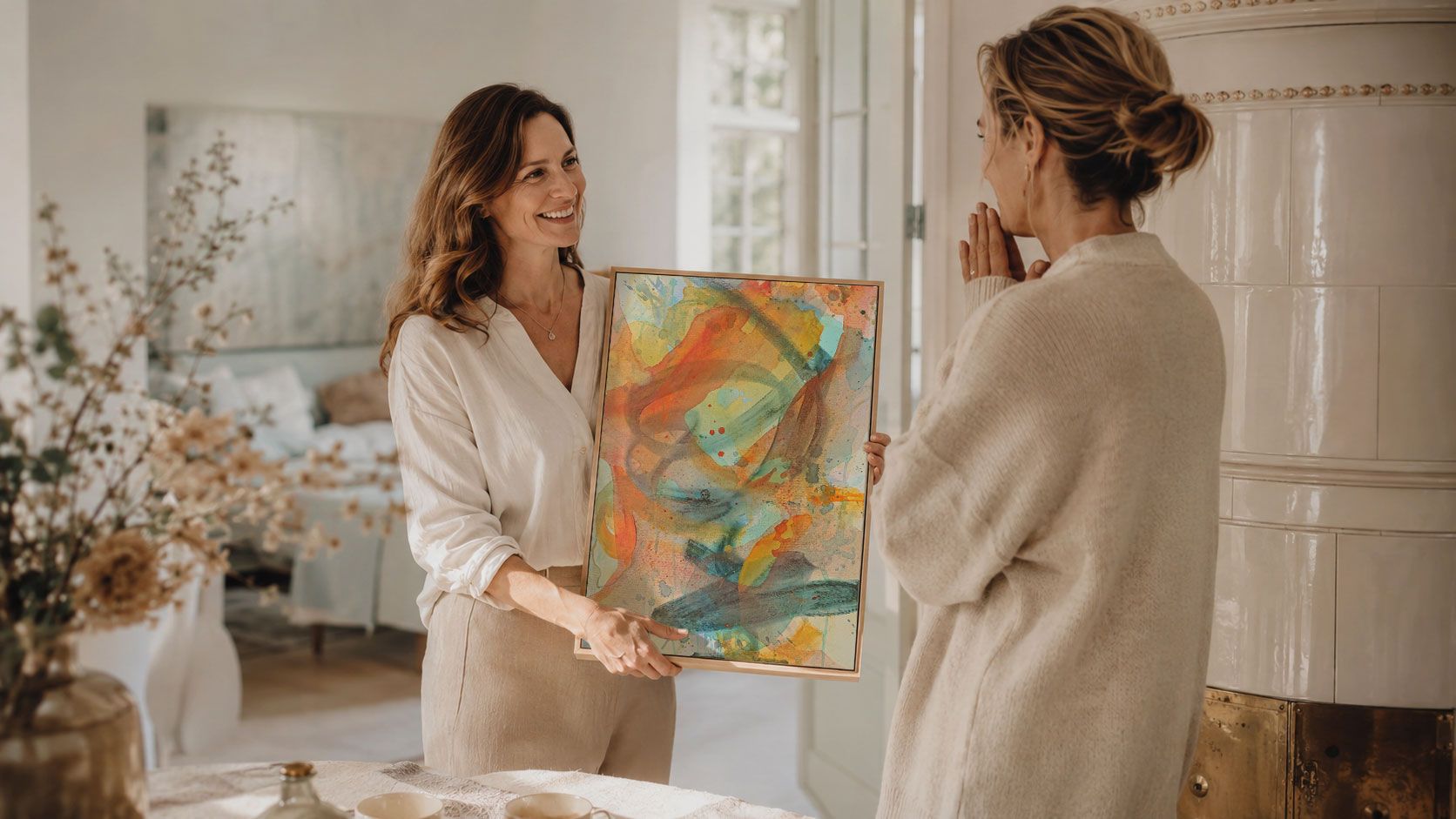 Kunst als Geschenk mit Bedeutung von siMONA Ledl
