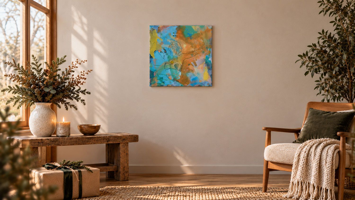 Persönliche Gesschenkideen für Weihnachten mit einem besonderen Kunstwerk von Simona Ledl